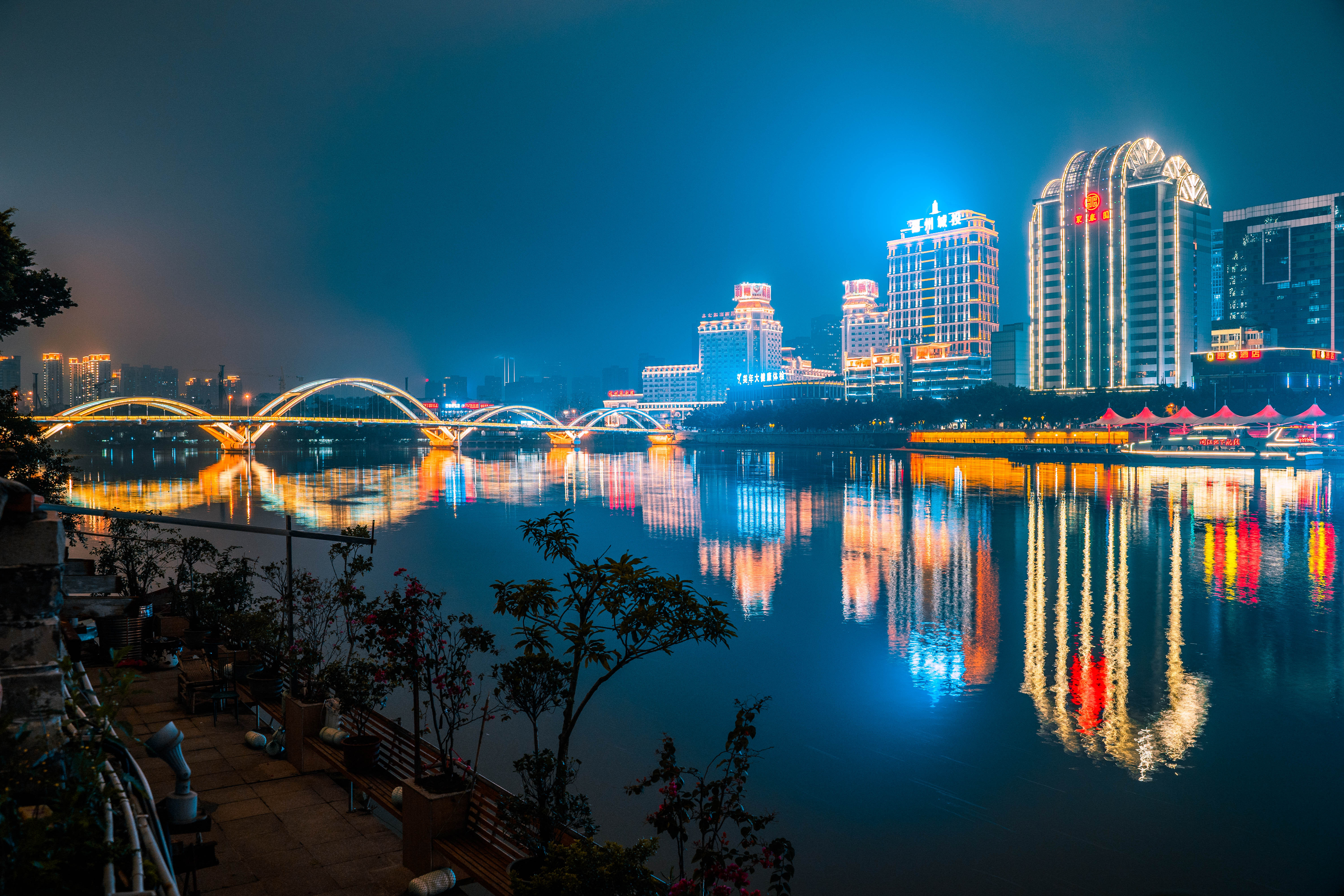 「印象福州」福州夜景,摄于福州仓山中洲岛